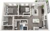 B3 floor plan in Cedar Hill Texas